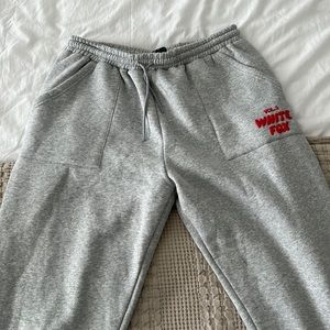 White Fox Offstage Sweatpants Alloy Grey